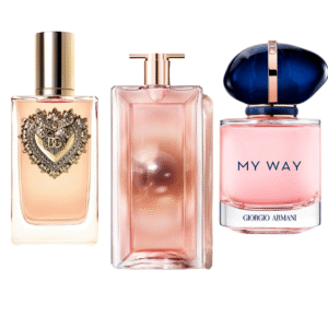 Dolce Gabbana Devotion, My Way Giorgio Armani, Lâncome Idôle