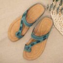 Elizabeth - Tongs à pinces et sandales plates