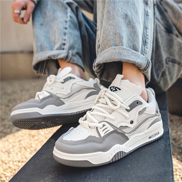 Hanz - Chaussures de sport décontractées à motifs géométriques – Image 3