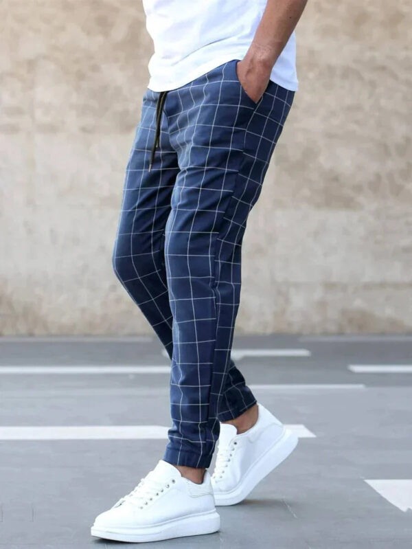 Henry - Pantalon élégant à motif quadrillé – Image 8