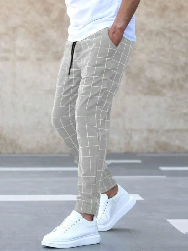 Henry - Pantalon élégant à motif quadrillé – Image 3
