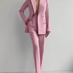 Mariza – Ensemble blazer et pantalon plissé