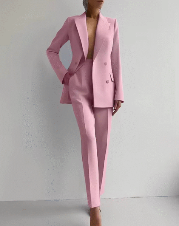 Mariza – Ensemble blazer et pantalon plissé