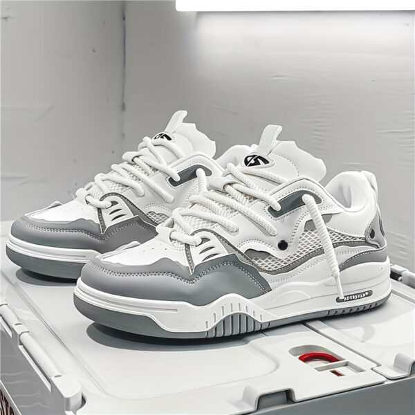 Hanz - Chaussures de sport décontractées à motifs géométriques – Image 14