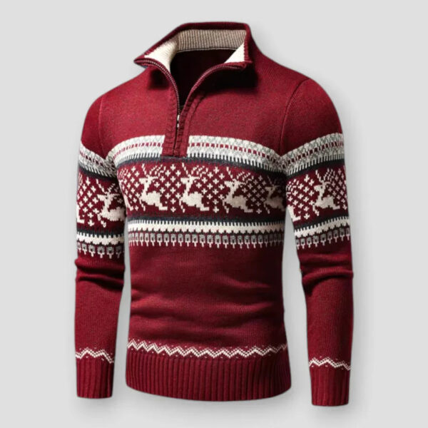 Joralph - Pull en maille demi-zip – Image 2