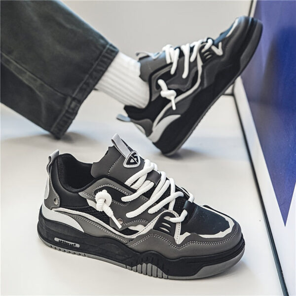 Hanz - Chaussures de sport décontractées à motifs géométriques – Image 11