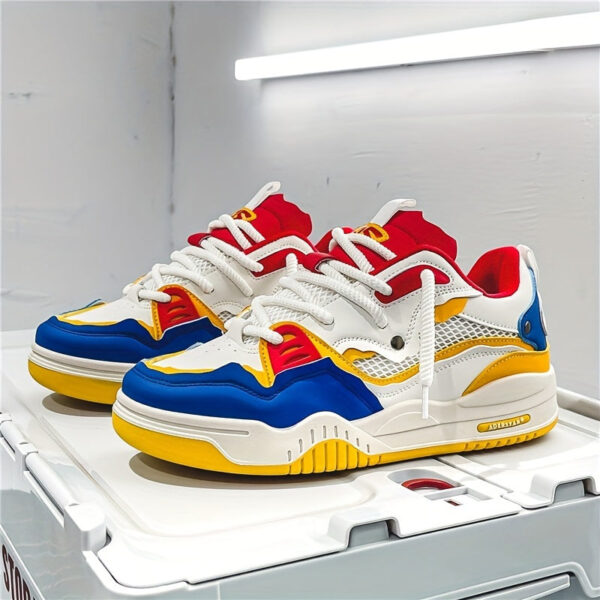 Hanz - Chaussures de sport décontractées à motifs géométriques – Image 6