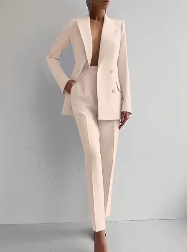 Mariza – Ensemble blazer et pantalon plissé – Image 2