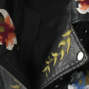 Idaira - Veste En Cuir Avec Broderie De Fleurs