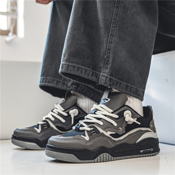Hanz - Chaussures de sport décontractées à motifs géométriques – Image 10