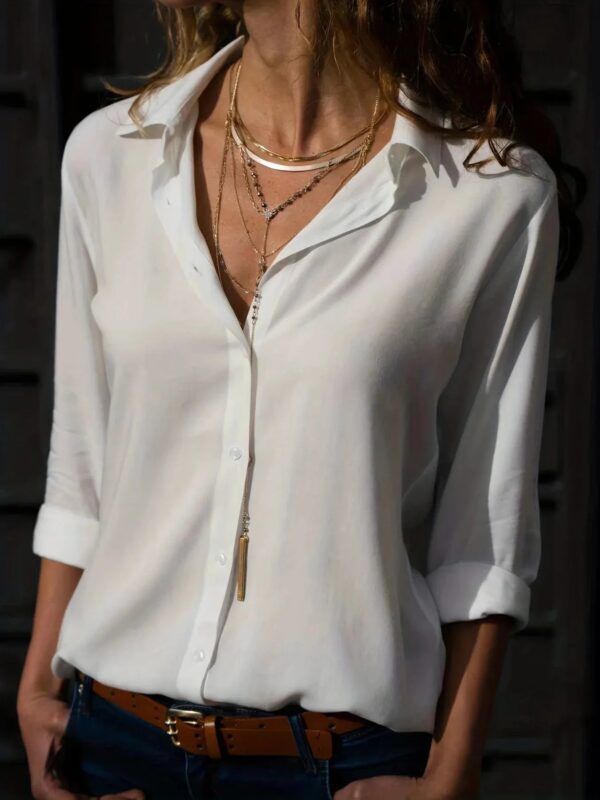 Iva - Chemise boutonnée décontractée pour femmes – Image 5