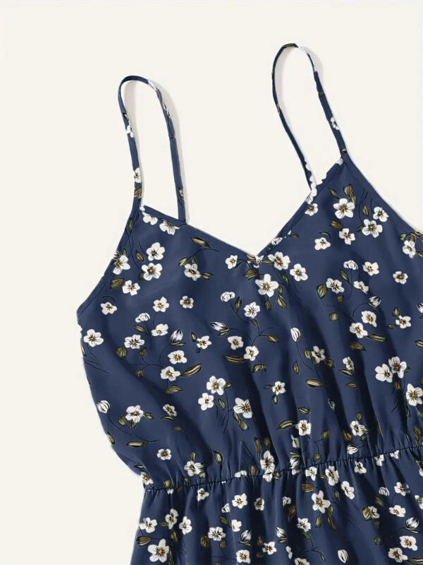 Ardelia - Robe à bretelles spaghetti et col en V à imprimé floral pour femme – Image 7