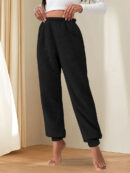 Elsie - Pantalon de survêtement en polaire taille haute pour femme