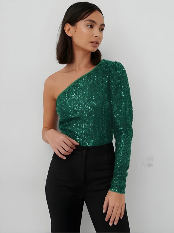 Calen | Le Top One-Shoulder Parfait pour Toutes les Occasions – Image 2