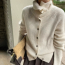 Heike – Pull col roulé en laine et cachemire