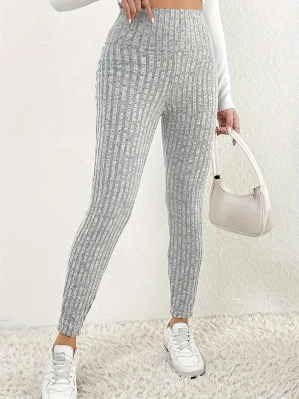 Celia - Leggings taille haute élégants doublés de polaire pour femmes – Image 5