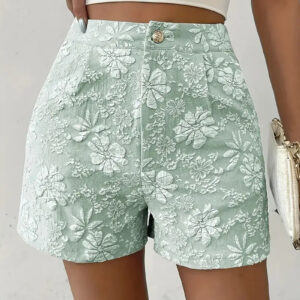 Honora - Short fleuri décontracté et élégant pour femme