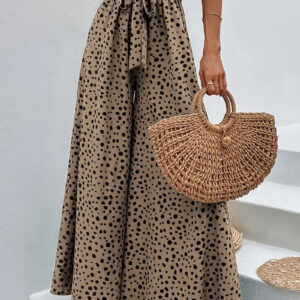 Ida - Wide-leg trousers with elastic waist