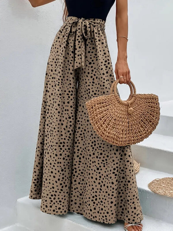 Ida - Wide-leg trousers with elastic waist