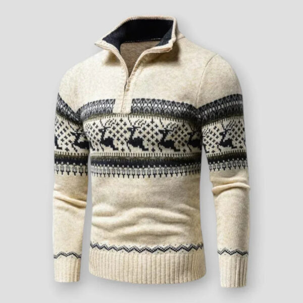 Joralph - Pull en maille demi-zip – Image 3