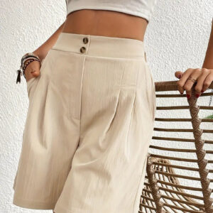 Agatha - Short taille haute à jambes larges