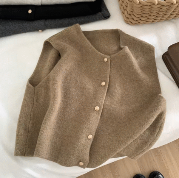 Annabeth – Gilet sans manches tricoté – Image 4