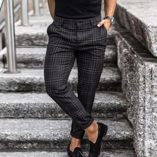 Lucas – pantalon à carreaux tendance pour homme – Image 4