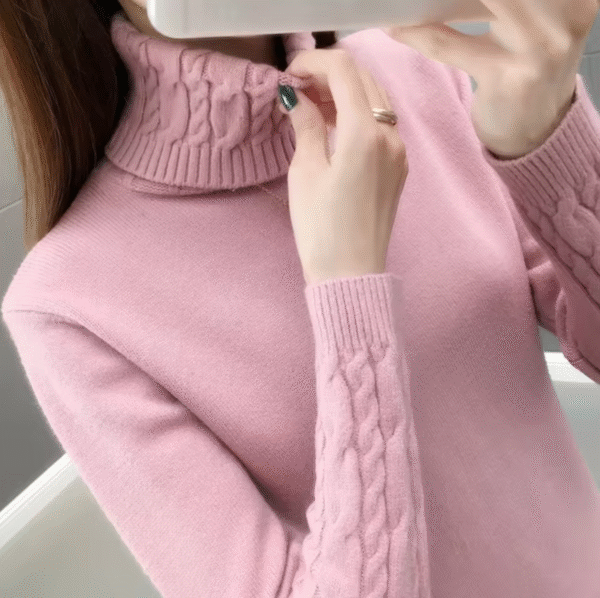 Althea – Pull col roulé en laine – Image 4