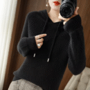 Cenna – Sweat à capuche en cachemire tricoté