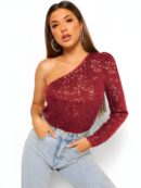 Calen | Le Top One-Shoulder Parfait pour Toutes les Occasions