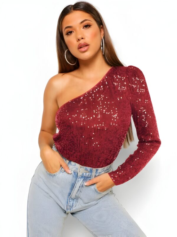 Calen | Le Top One-Shoulder Parfait pour Toutes les Occasions