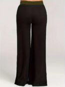 Damaris - Pantalon large avec motif à blocs de couleurs