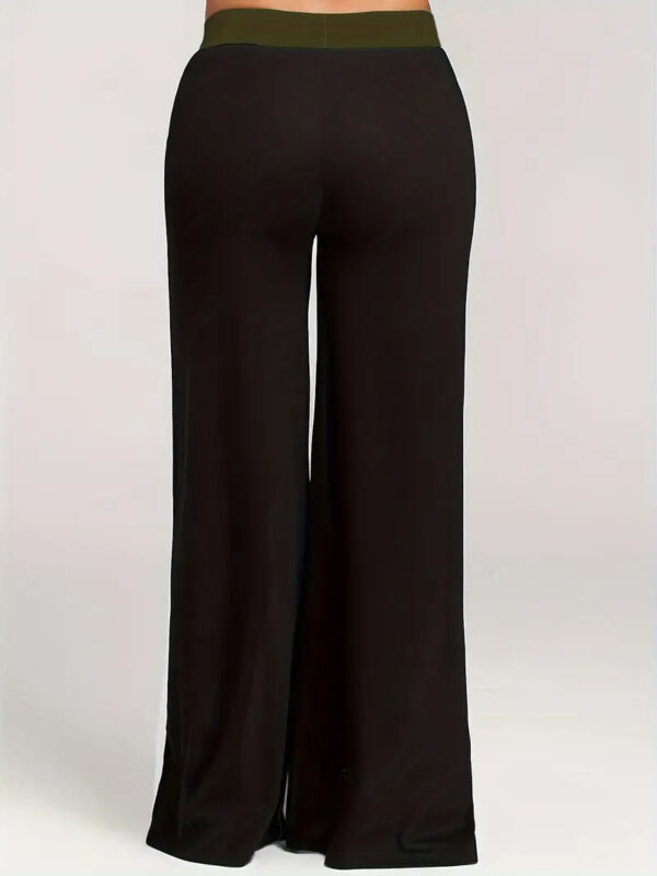 Damaris - Pantalon large avec motif à blocs de couleurs – Image 5