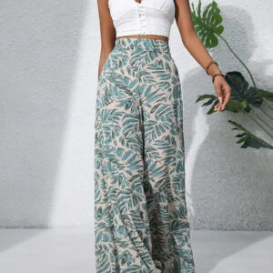 Elsie - Pantalon large imprimé pour femme