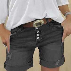Dorothea - Short en jean déchiré pour femme