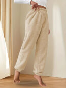 Elsie - Pantalon de survêtement en polaire taille haute pour femme
