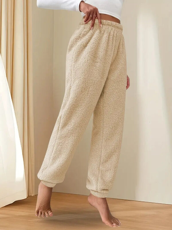 Elsie - Pantalon de survêtement en polaire taille haute pour femme