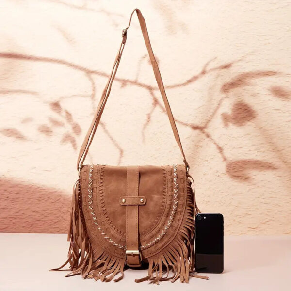 Annemarie - Sac à bandoulière avec pompon – Image 5