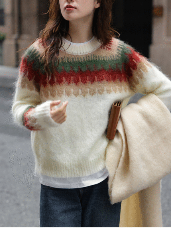 Elizabeth - Pull tricoté d'hiver – Image 3
