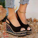Faye - Sandales à motif grec pour femmes
