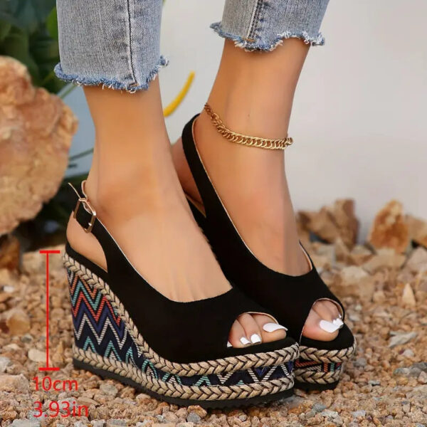 Faye - Sandales à motif grec pour femmes – Image 3
