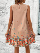 Barbara - Robe sans manches à imprimé floral pour femme