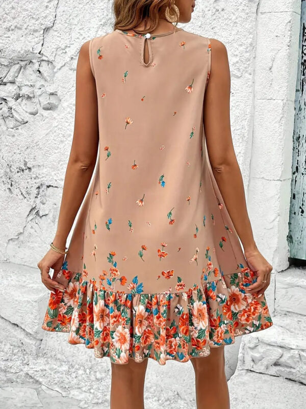 Barbara - Robe sans manches à imprimé floral pour femme – Image 4