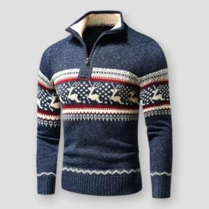 Joralph - Pull en maille demi-zip