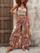 Gertrude - Pantalon large à taille élastique
