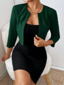 Amarantha – Veste blazer courte et élégante