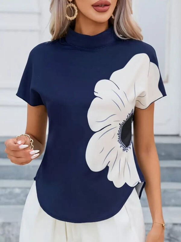 Ingrid - Chemisier élégant à imprimé floral pour femme – Image 6