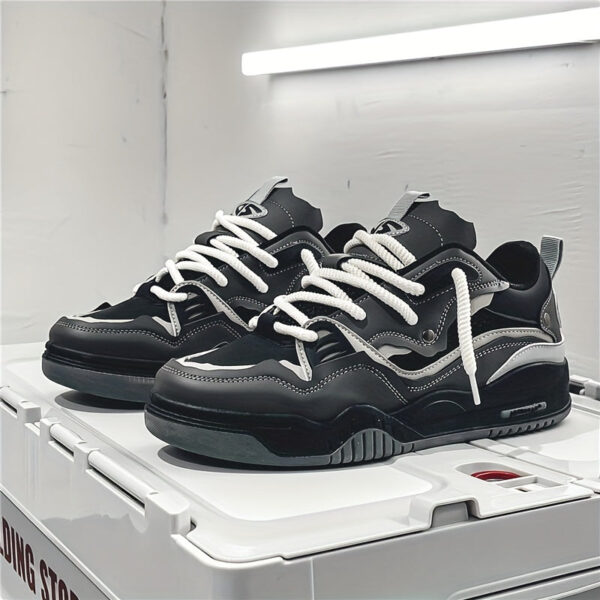 Hanz - Chaussures de sport décontractées à motifs géométriques – Image 2