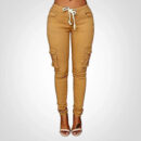Eileen - Pantalon cargo pour femmes avec cordon de serrage