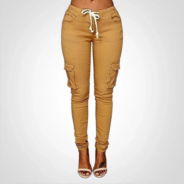 Eileen - Pantalon cargo pour femmes avec cordon de serrage – Image 5